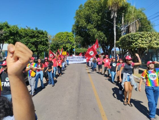 Juventude do MST denuncia crimes ambientais ocorridos em MT