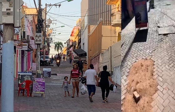 Calçadão Antônio Maria Coelho em Cuiabá 