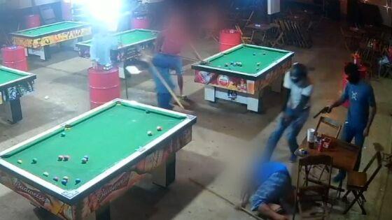 Jovem é executado durante partida de sinuca em bar de MT