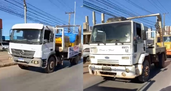 Empresários do ramo de "bota-fora" protestam contra falta de locais para descarte em Cuiabá