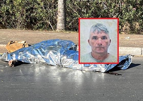 Imagem mostra criminoso em alta velocidade arrastando motociclista em Cuiabá 