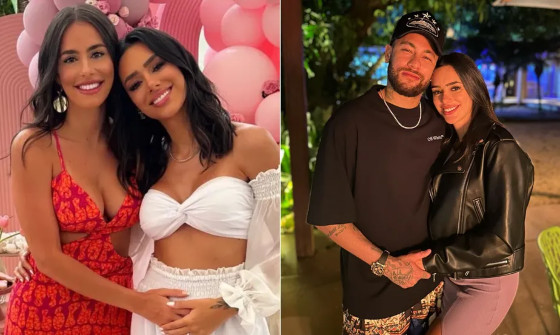 Neymar leva bronca de irmã de Bruna Biancardi 