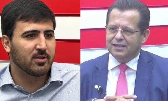 Emauelzinho (esquerda) diz que não foi eleito sozinho e confirma rodízio com Valtenir Pereira