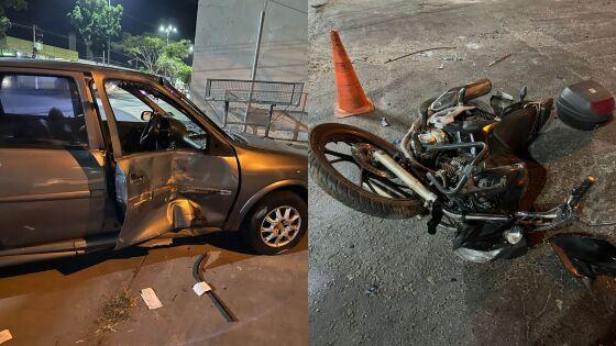 O motociclista foi socorrido pelo Samu, entretanto, não resistiu aos ferimentos e morreu