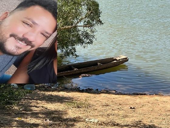 Corpo foi encontrado preso em uma pedra da superfície da água