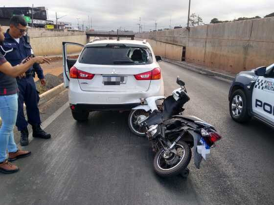 Segundo a GM, o congestionamento afeta o trânsito na rotatória do aeroporto e nas laterais do Shopping