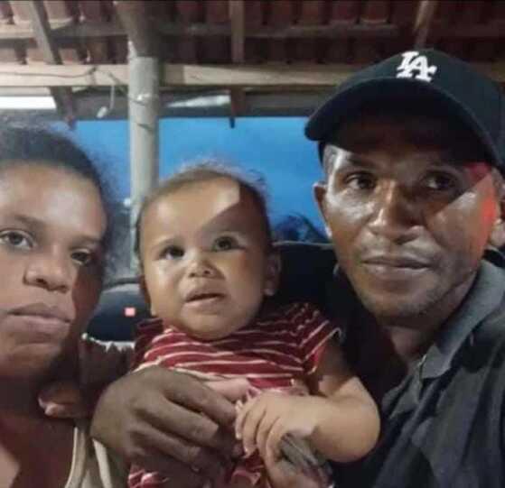 Uma criança ficou ferida no acidente e foi encaminhada ao hospital 
