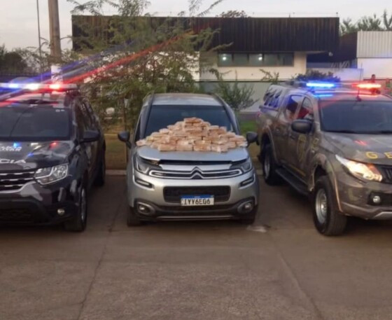Homem é preso com 47 tabletes de pasta base em hotel de VG
