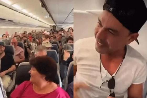 Em voo de Cuiabá para Campinas, Zezé Di Camargo é homenageado por passageiros: 