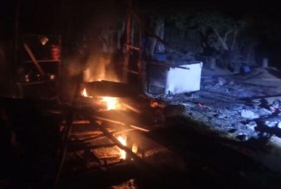 homem; preso; incêndio; barracos; garimpeiros; comunidade papagaio; Paranaíta; VGN 