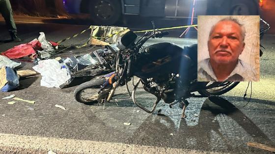 Idoso de 73 anos morre ao bater motocicleta de frente com caminhão na BR-070