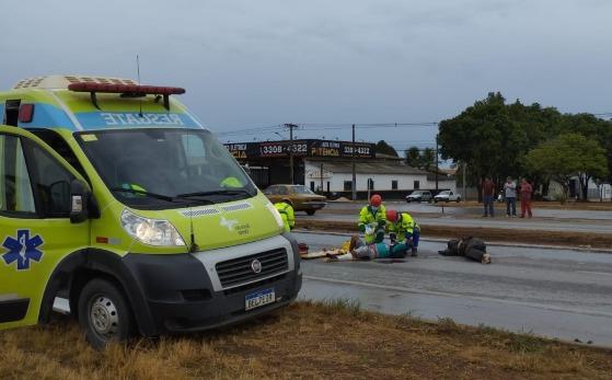 O acidente aconteceu na manhã desta quinta-feira (14)