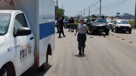 Motociclista morre ao entrar na contramão e colidir com caminhonete 