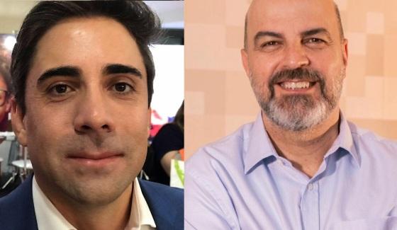 Segundo fontes, Alan Porto (esquerda) e Amauri (direita)estão numa queda de braço ferrenha