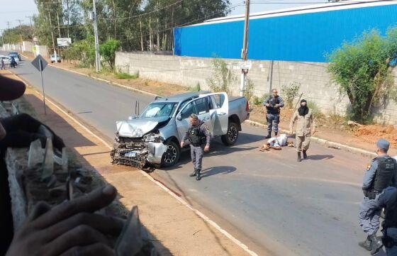 Criminoso baleado em VG diz que levaria caminhonete para Bolívia em troca de drogas 