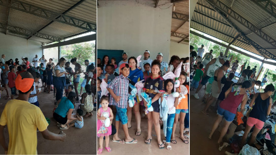 Torcida organizada do Palmeiras promove ação social para o Dia das Crianças.