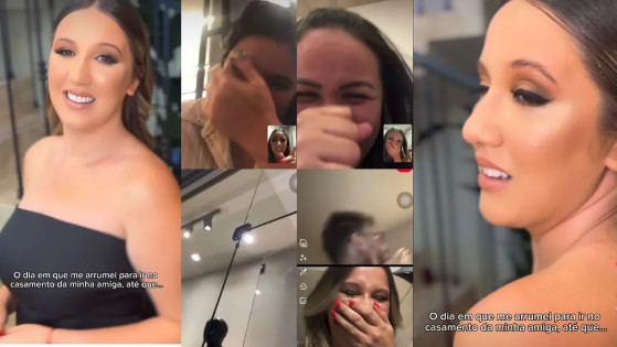 Jovem confunde data de casamento da amiga e gasta para se arrumar duas vezes
