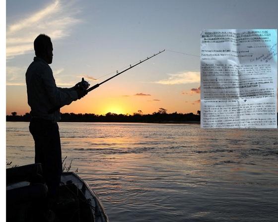 Pescador de VG escreveu carta para ministro do Supremo pedindo para anular lei que proíbe pesca em MT