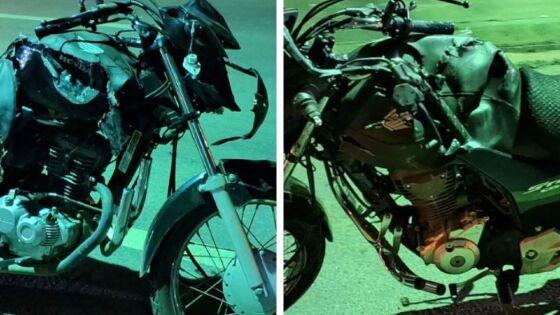 Motociclista atropelado por dois carros em VG diz: "nasci de novo, a moto deu PT e eu só dor na perna"
