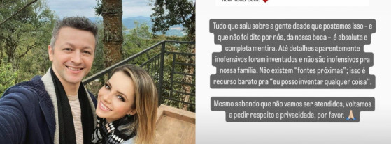 Sandy e Lucas negam rumores de que teriam reatado o casamento