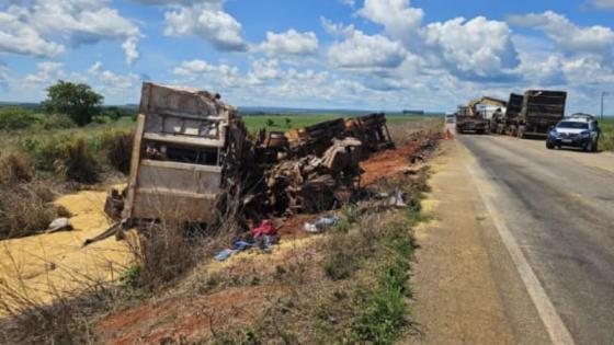 Caminhoneiros mortos em acidente na MT-140 são identificados