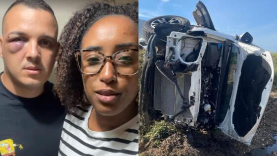 Cantora gospel Sulamita Alves sofre acidente de carro com o marido a caminho de Cuiabá