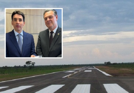 Fávaro entrega projeto de ampliação do aeroporto de Porto Alegre do Norte; ministro garante prioridade