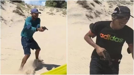 Turistas sofrem tentativa de assalto em dunas no Ceará.