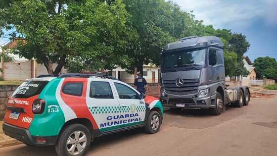 Carreta roubada em Jangada é recuperada pela GM em VG 