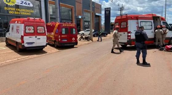 Motociclista sem CNH morre ao colidir contra poste em MT