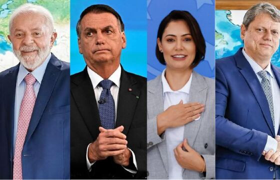 Pesquisa do PL mostra que Lula vence Bolsonaro, Tarcísio ou Michelle