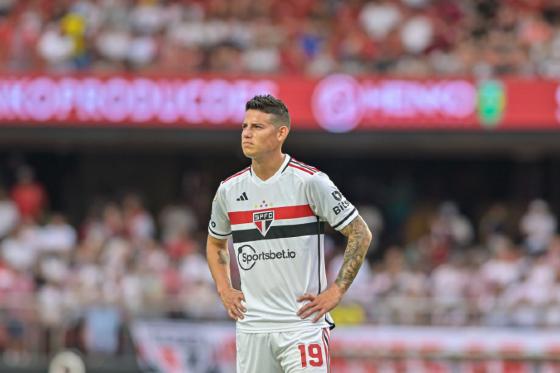 Com poucas oportunidades, James Rodríguez pede para sair e São Paulo rescindirá contrato com colombiano.