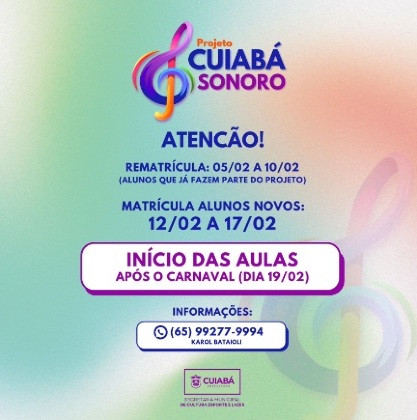 projeto Cuiabá Sonoro 