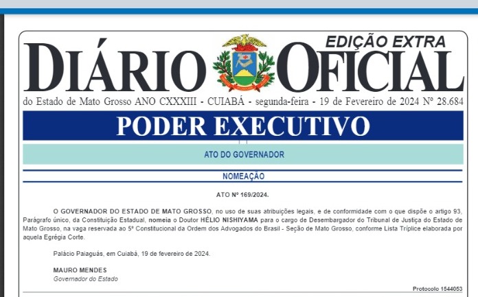 ato nomeação