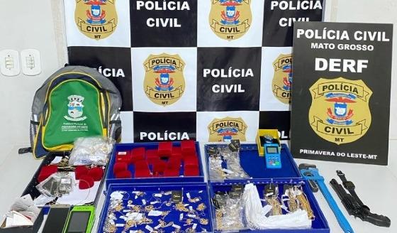 Pai entrega filho adolescente envolvido em assalto de loja de semijoias em MT