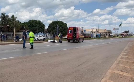 Motociclista morre em acidente na BR-163 