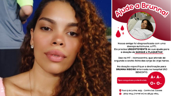 Estudante com doença rara precisa de doação de sangue e plaquetas.