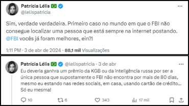 Jornalista; Foragida; FBI;