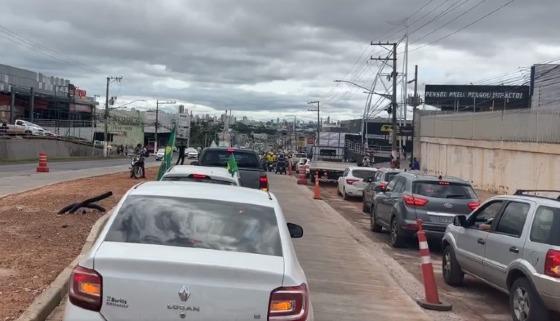 Bolsonaristas tomam as ruas de VG e Cuiabá para acompanhar ex-presidente