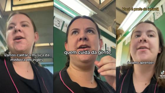 Professora viraliza mostrando "embromation" dos alunos na aula de inglês