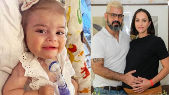 Com doença rara, filha de Juliano e Letícia Cazarré dá “primeiros passos”