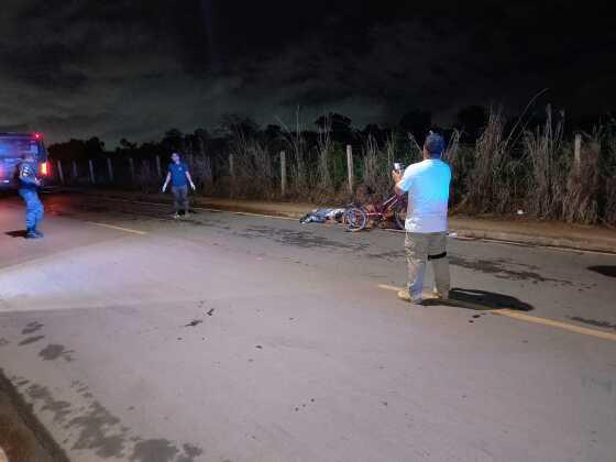 Ciclista morre atropelado por ônibus em Cuiabá