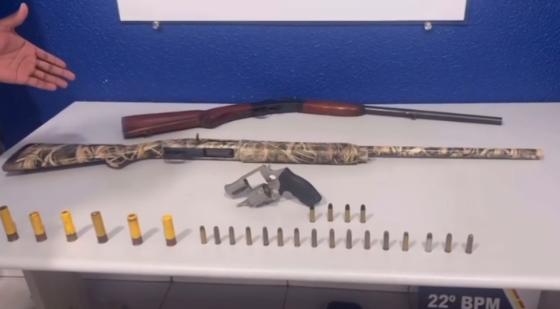 Armas usadas em duplo assassinato são encontradas perto da fazenda da pecuarista