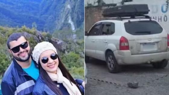 Casal é encontrado morto dentro do carro após voltar de viagem à Argentina