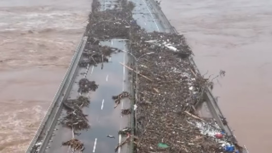 Nível do Rio Taquari baixa e revela cenário de destruição