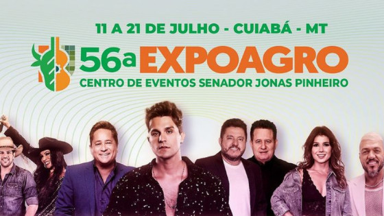 Expoagro 2024 terá Luan Santana, Bruno & Marrone e outros artistas de peso