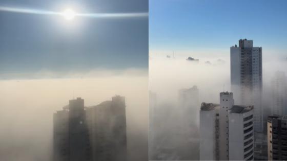 Cuiabá amanhece coberta por neblina 