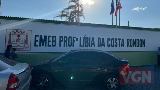 Prefeito de VG entrega reforma da EMEB Profª Líbia da Costa Rondon