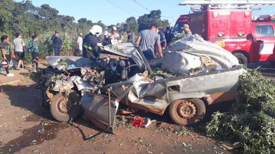 Grave acidente é registrado próximo ao Residencial Santa Bárbara em VG 