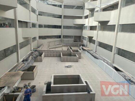 Obras do Hospital Central estão 90% concluídas